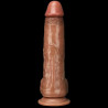 RealCockz Gode Browndick M 17 x 4.5cm Marron